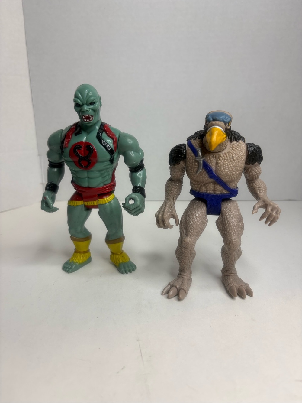 Vintage Thundercats LJN 1980’s Vultureman &Mumm-Ra Working Arms